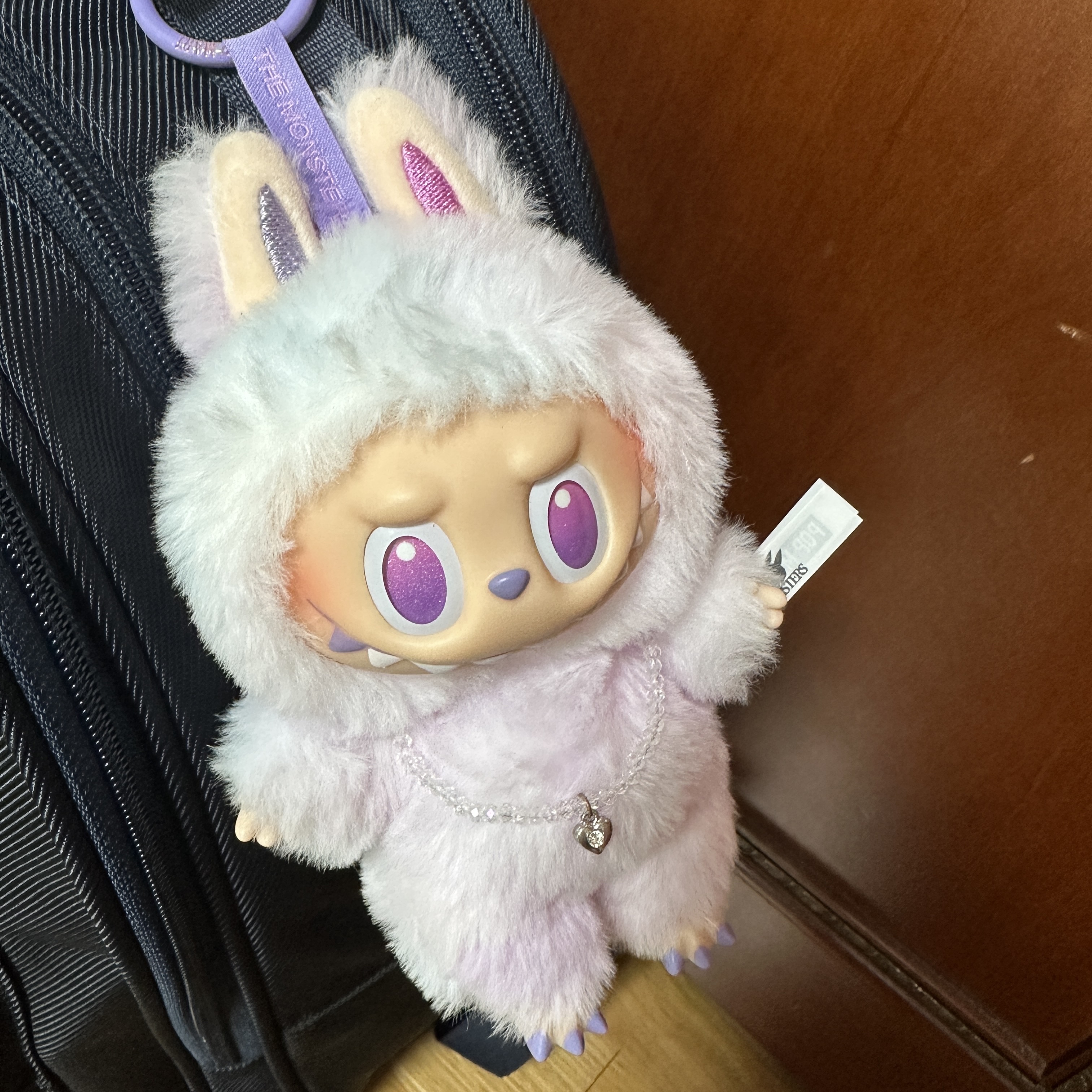 Pop Mart Labubu The Monsters Highlight Series Luck Keyring (Opened Case) 착용 스타일 - 2