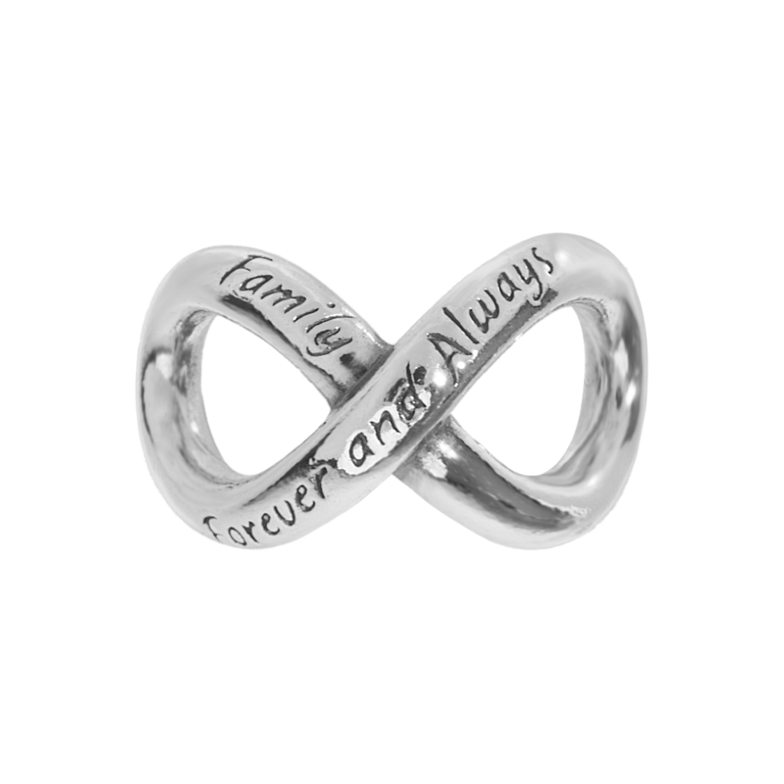 (W) 판도라 포에버 & 올웨이즈 인피니티 참 스털링 실버((W) Pandora Forever & Always Infinity Charm Sterling Silver)