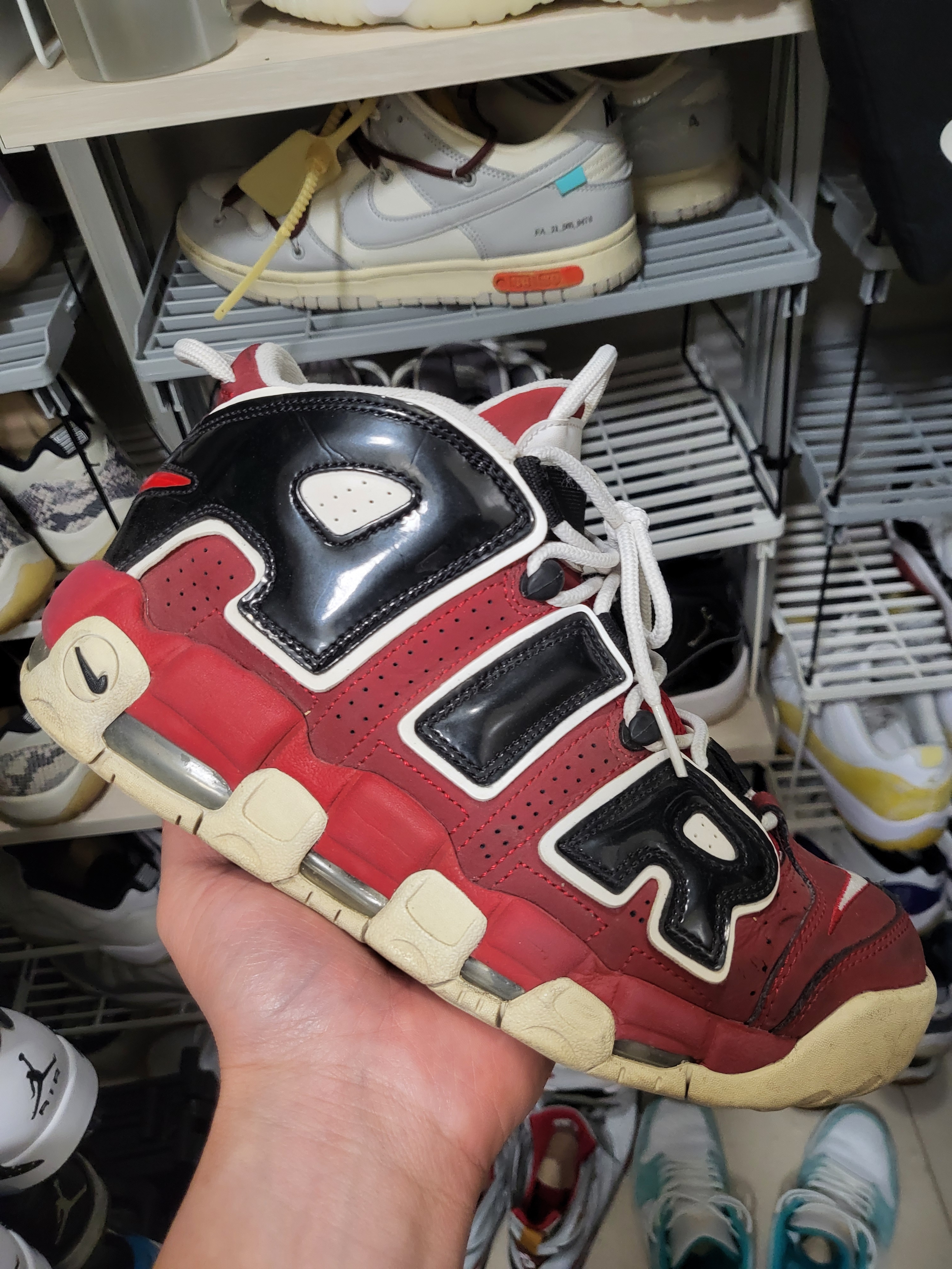 Nike Air More Uptempo 96 Bulls 2021 착용 스타일 - 1