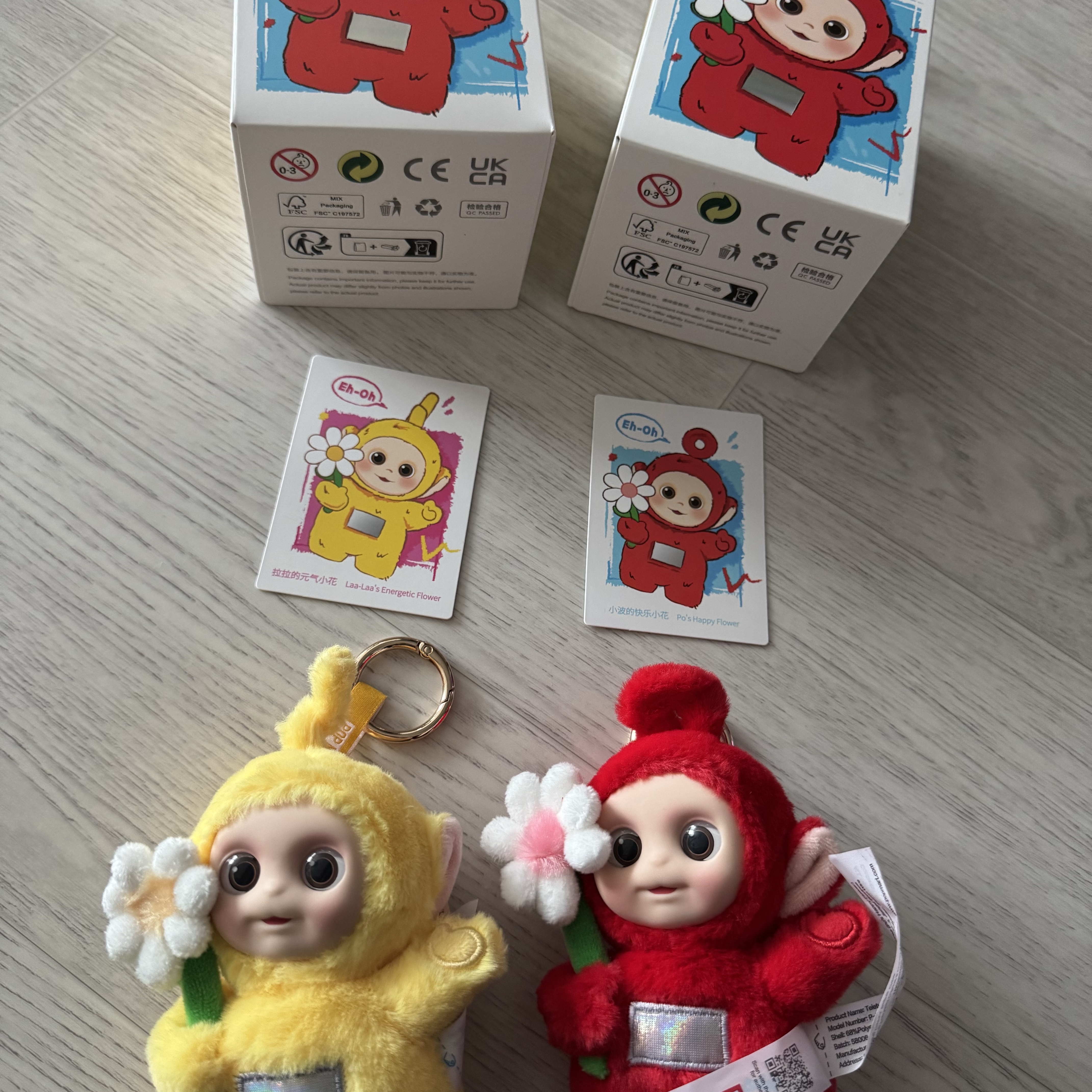 Pop Mart Teletubbies Say Hello Series Figures Sealed Case Po's Happy Flower (Opened Case) 착용 스타일 - 3