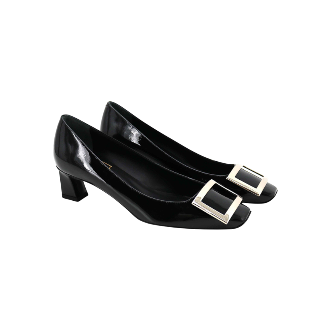 로저비비에 스퀘어 와이드 힐 RVW44815280D(Roger Vivier Square Wide Heel RVW44815280D)