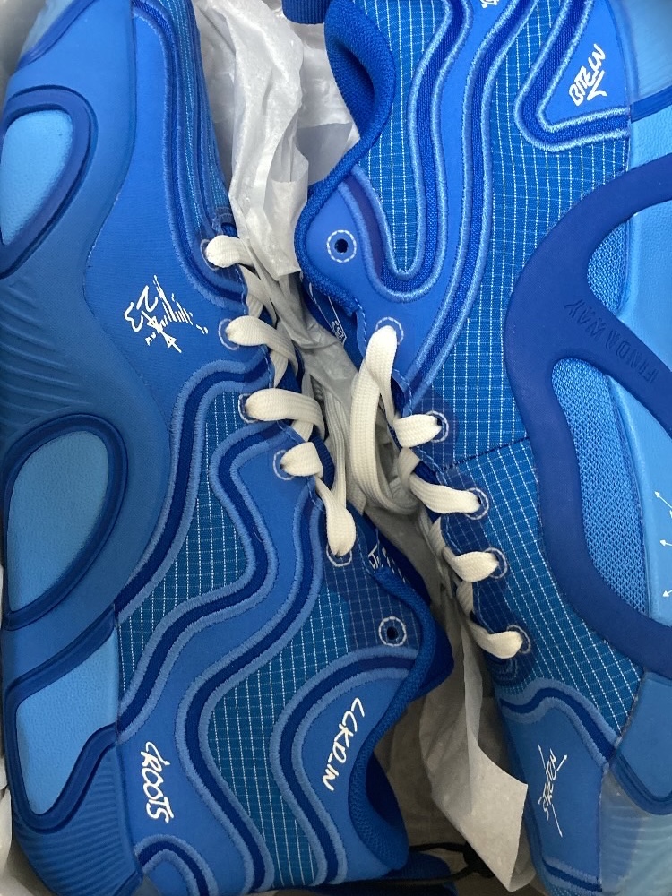 Jordan Tatum 3 PF Pacific Blue Game Royal 착용 스타일