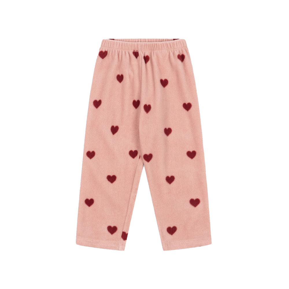 콩제슬래드 타비 플리스 팬츠 하트(Konges Sløjd Tavi Fleece Pants Grs Coeur Mellow)
