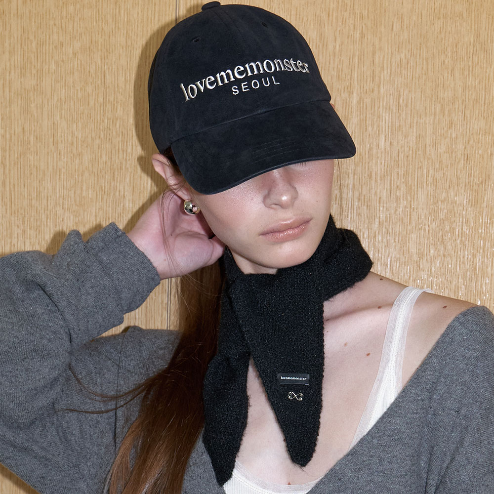 러브미몬스터 러브미몬스터 로고 볼캡 모자 블랙(lovememonster lovememonster Logo Ball Cap Black) - 6