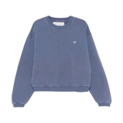 ERL Script Crewneck Sweatshirt Blue