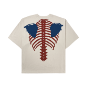 Kapital Cotton Sheeting Two Tone Big Pocket Bone T-Shirt Tricolor