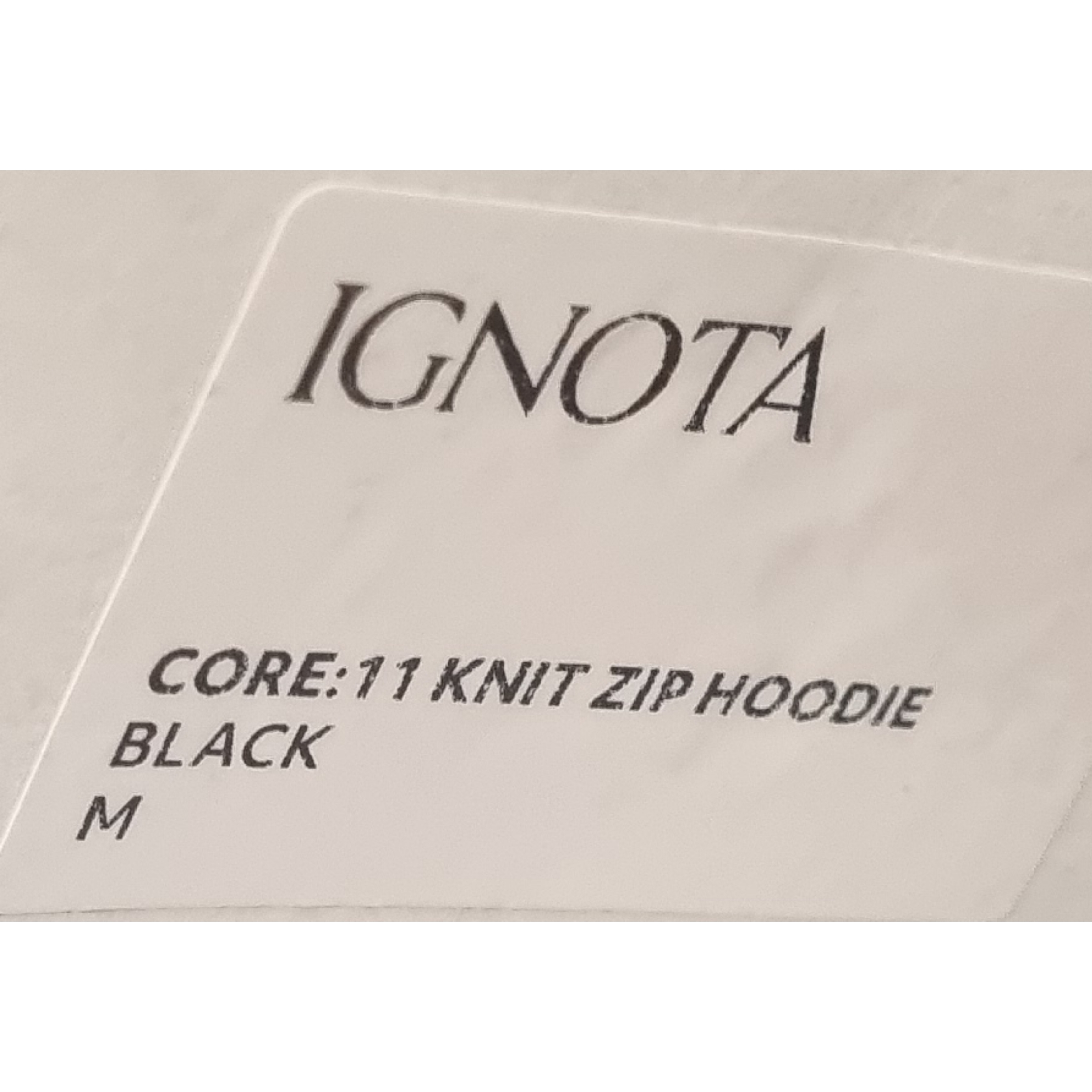 Asics Gel-Sonoma 15-50 Black, Ignota Core:11 Knit Zip Hoodie Black 착용 스타일 - 2