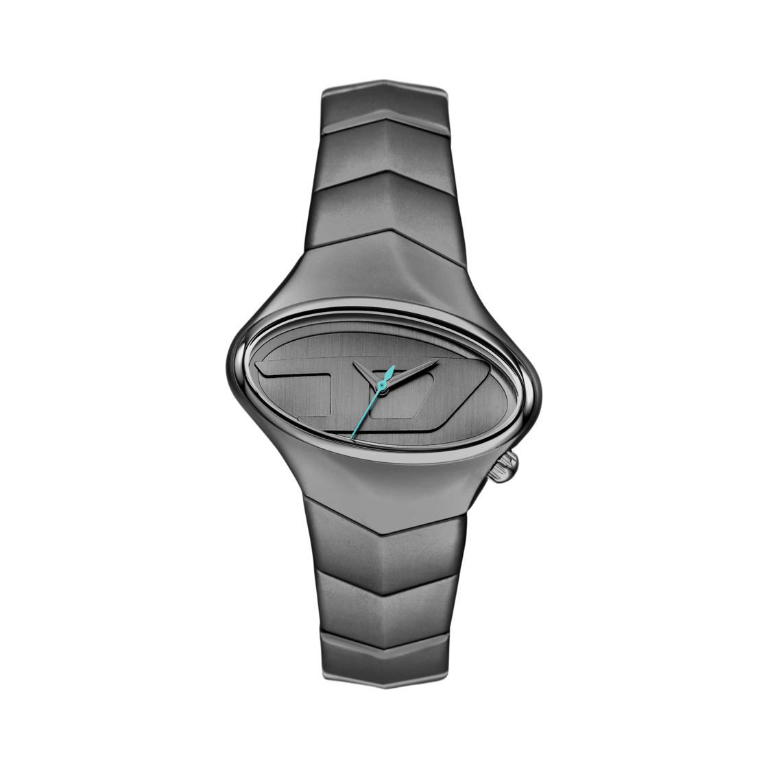 디젤 Dz2229 D-러시 쿼츠 쓰리핸드 42mm 건메탈 스테인리스 스틸 다크 그레이(Diesel Dz2229 D-Rush Quartz Three-Hand 42mm Gunmetal Stainless Steel Dark Grey)