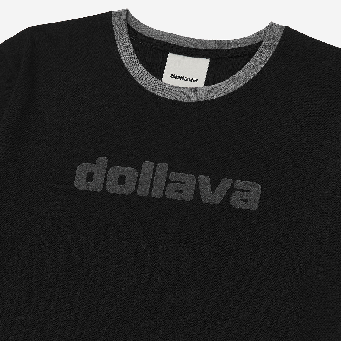 돌라바 립 티셔츠 블랙(Dollava Rip T-Shirt Black) - 3