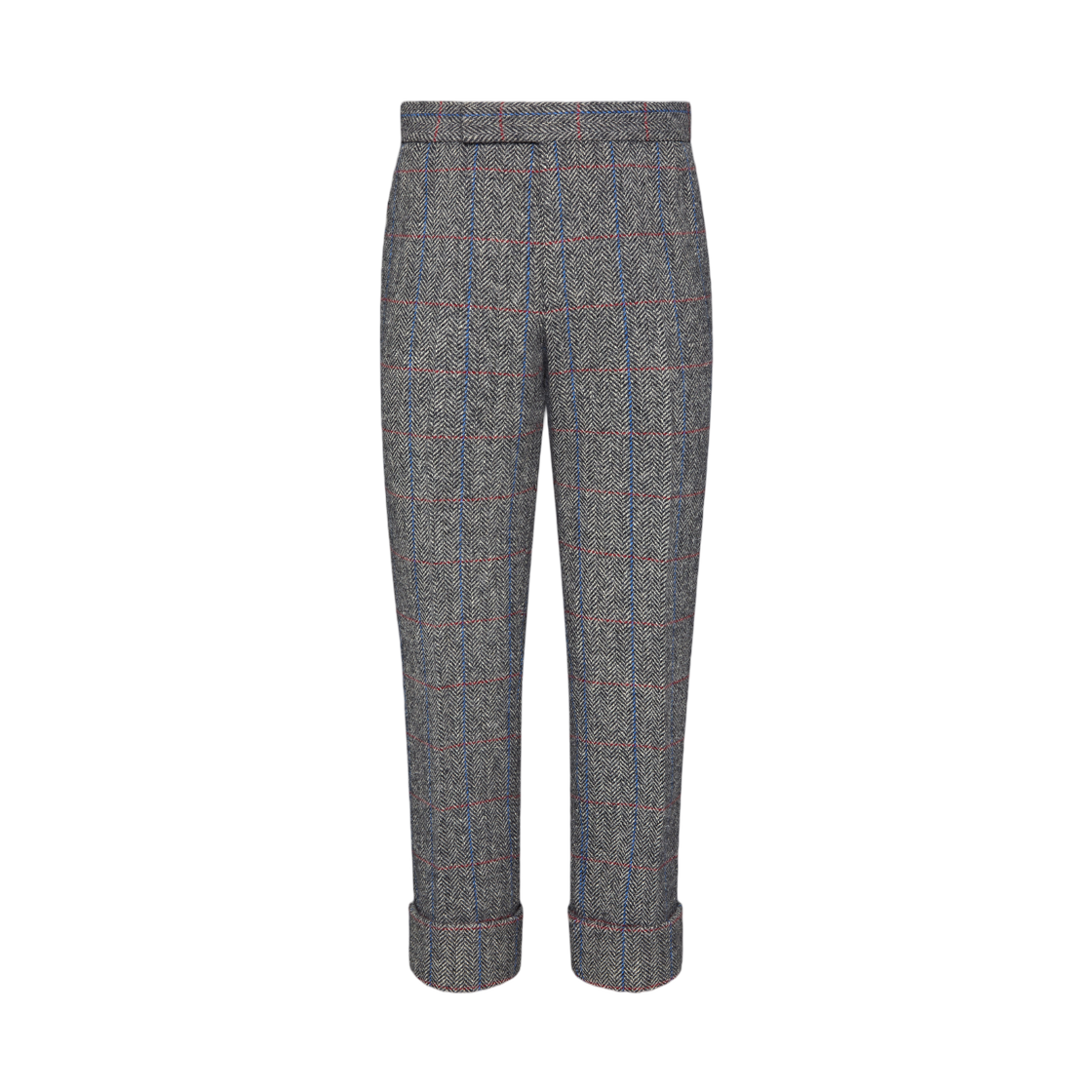 MTR102G-F1031-025 Thom Browne Hunting Tweed Trouser Dark Grey
