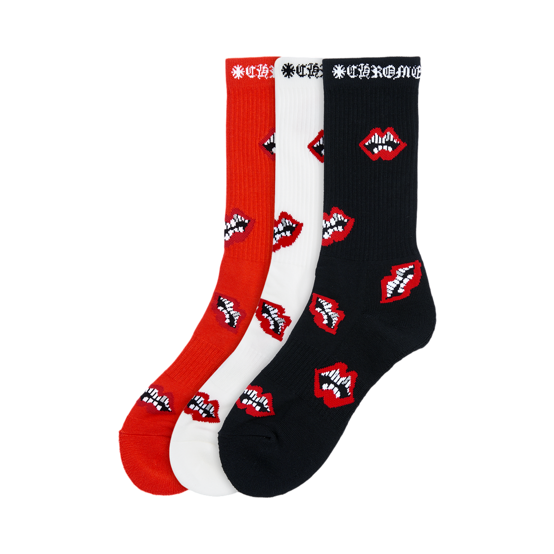 - Chrome Hearts Chomper Socks (Set of 3)