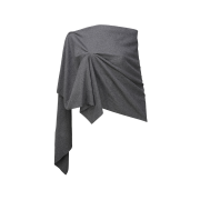 Nache Pinched Scarf Unisex Melange Gray - 25FW