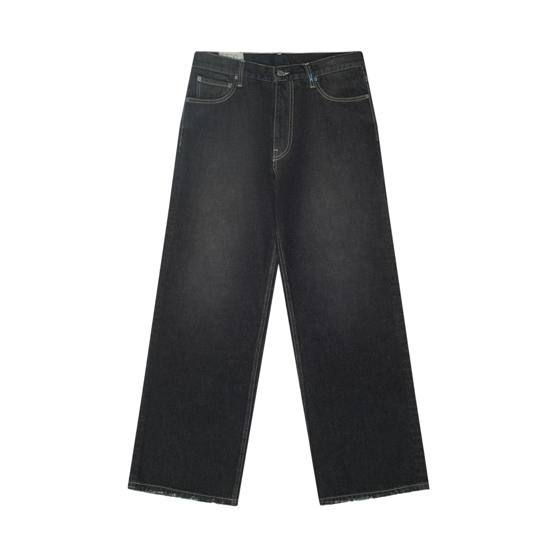 ERL 페이디드 블랙 릴렉스드 진 블랙(ERL Faded Black Relaxed Jeans Black)