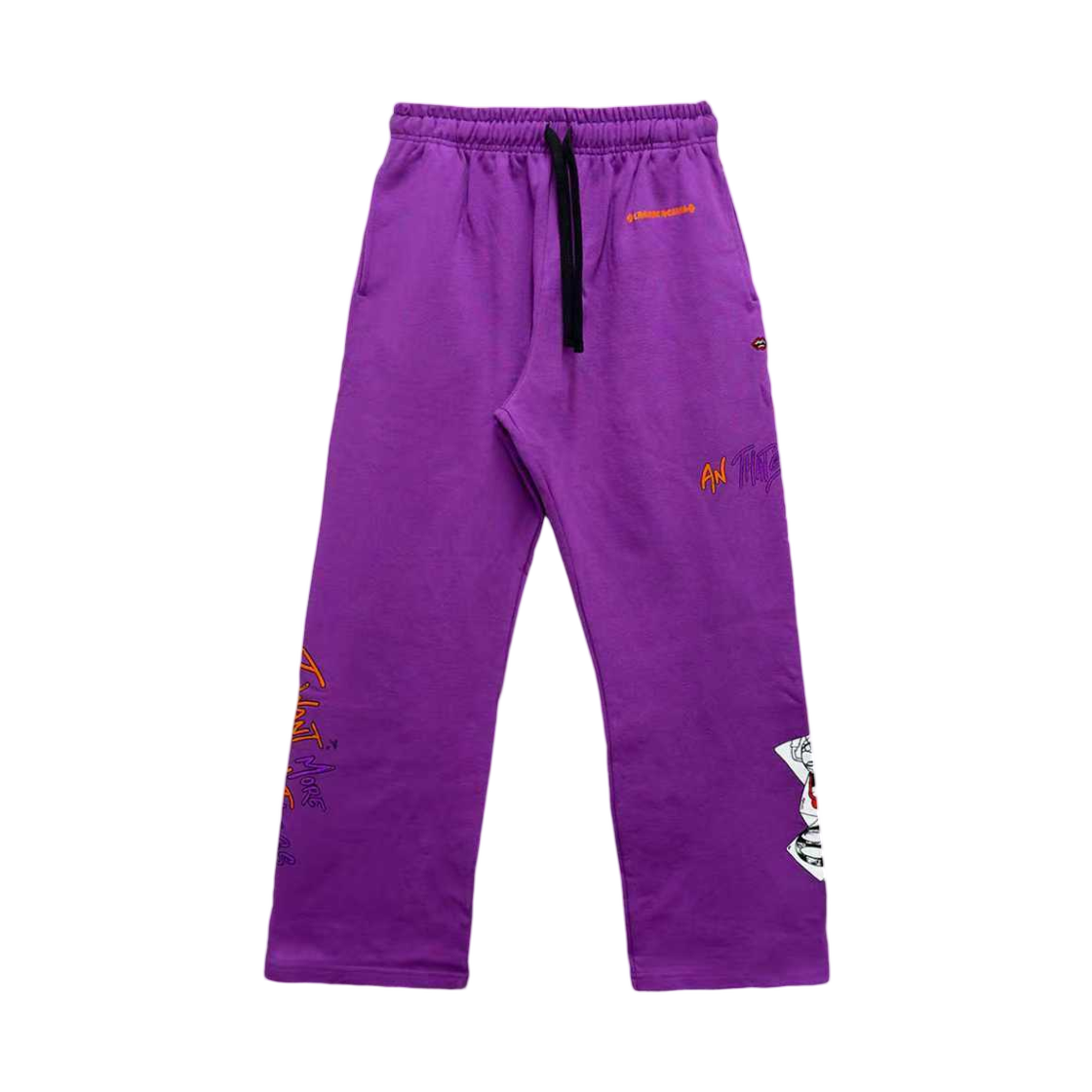 크롬하츠 매티 보이 퓨렐 그래피티 스웨트팬츠 퍼플(Chrome Hearts Matty Boy Purrelle Graffiti Sweatpant Purple)