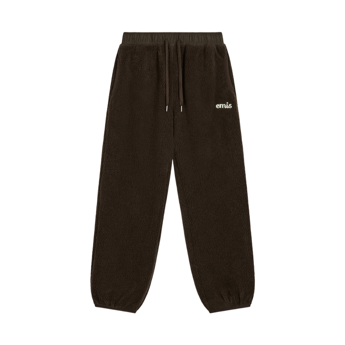 (W) 이미스 플리스 조거 팬츠 브라운((W) Emis Fleece Jogger Pants Brown)