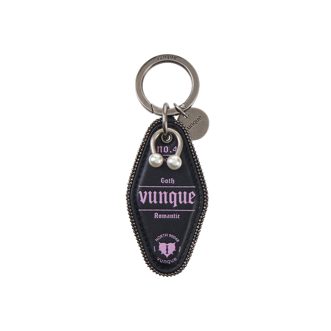 분크 고스 로맨틱 레더 참 핑크(vunque Goth Romantic Leather Charm Pink)