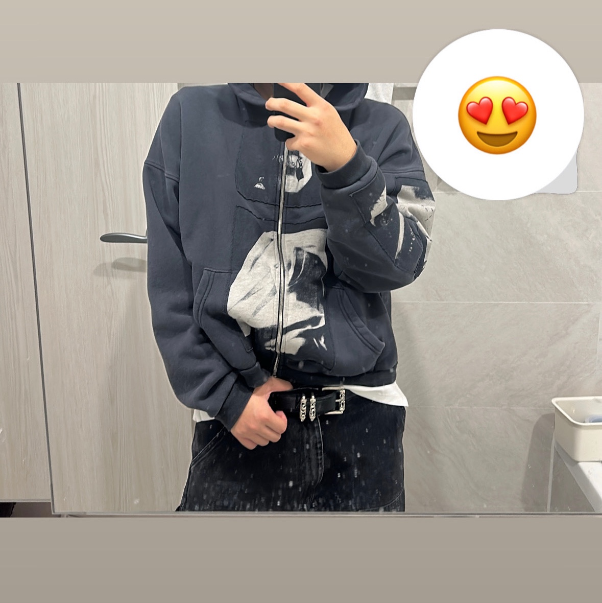 Enfants Riches Deprimes Asphyxiation Assemblage Zip Hoodie Black, Enfants Riches Deprimes Disarm Assemblage Zip Hoodie Faded Black 착용 스타일