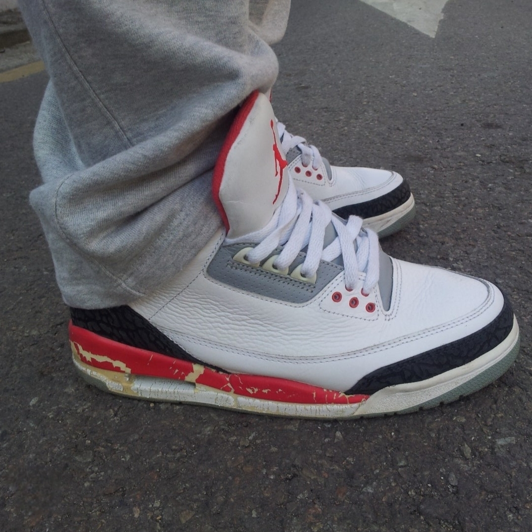 Jordan 3 Retro Fire Red 2013 착용 스타일