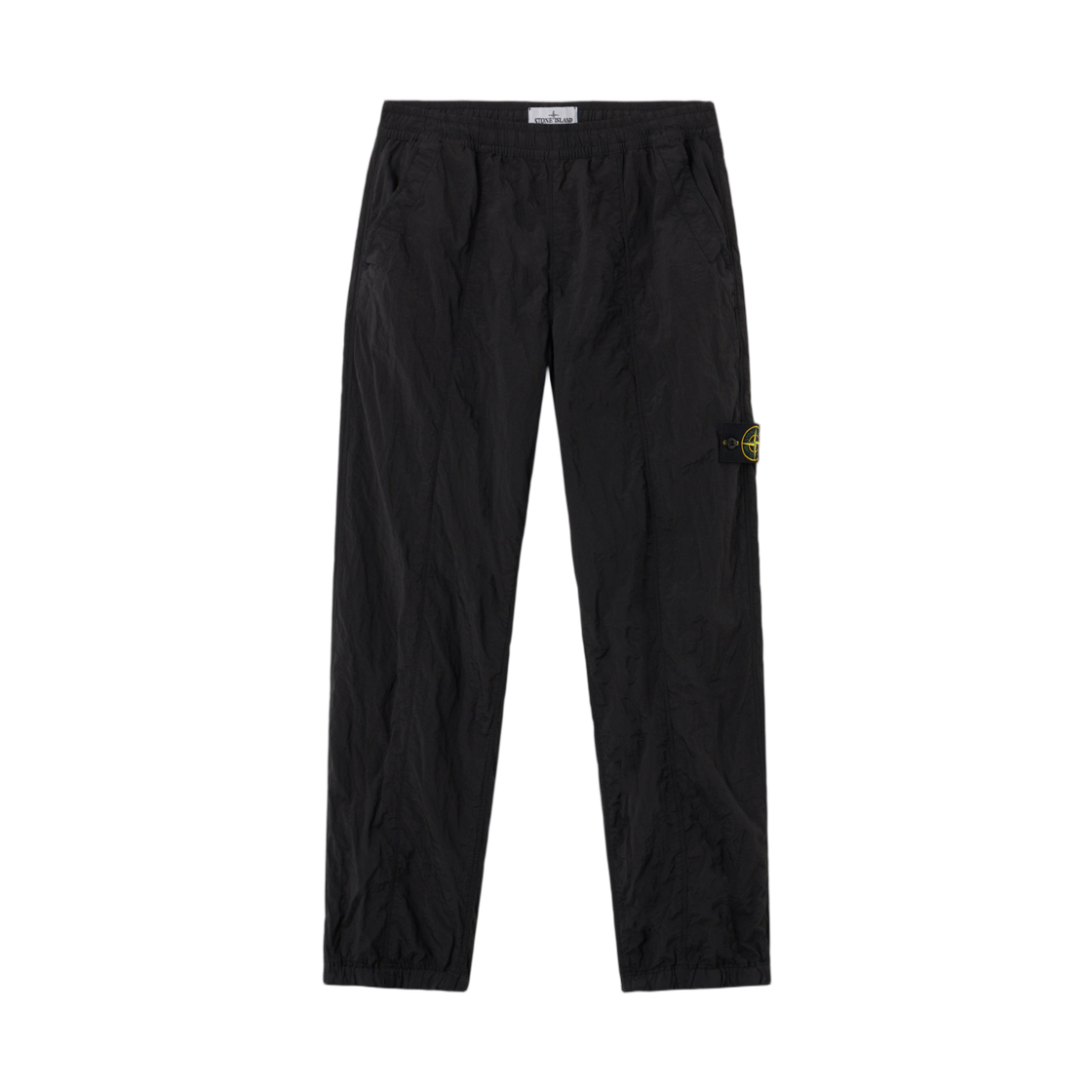K2S1531000-13S0019-V0029 Stone Island 3100013 Nylon Metal In Econyl Loose Fit Jogger Trousers with Pockets and Mesh Lining Black - 25FW