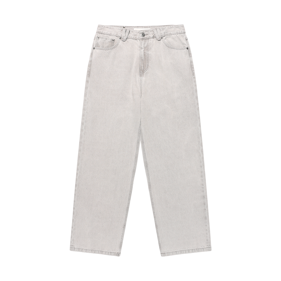 웨슬리휴스턴 크림슨 스트레이트 핏 데님 팬츠 워시드그레이(WESLEY HYUSTON Crimson Straight Fit Denim Pants Washed Grey)