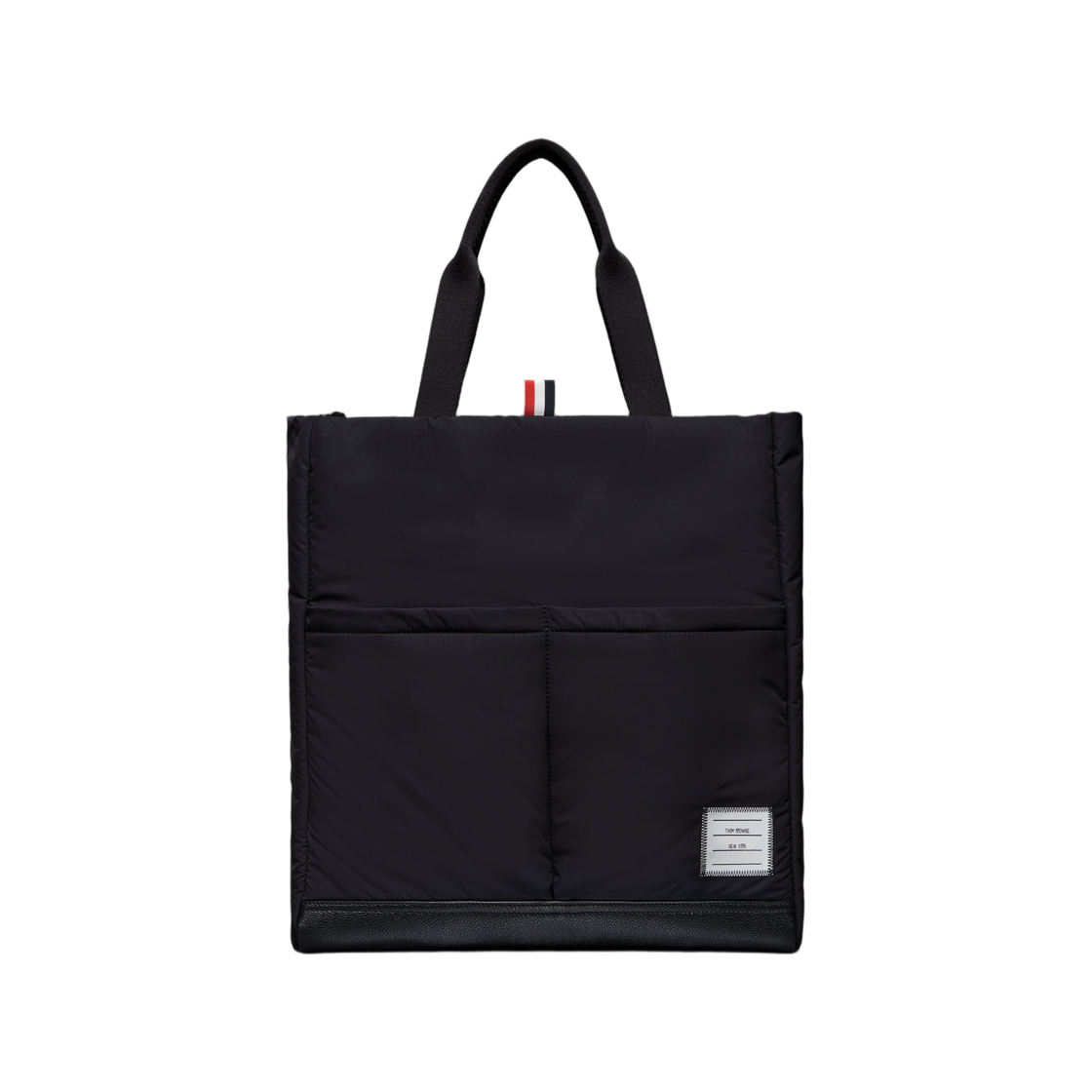 톰브라운 폴리 트윌 포켓 토트 블랙(Thom Browne Poly Twill Pocket Tote Black)