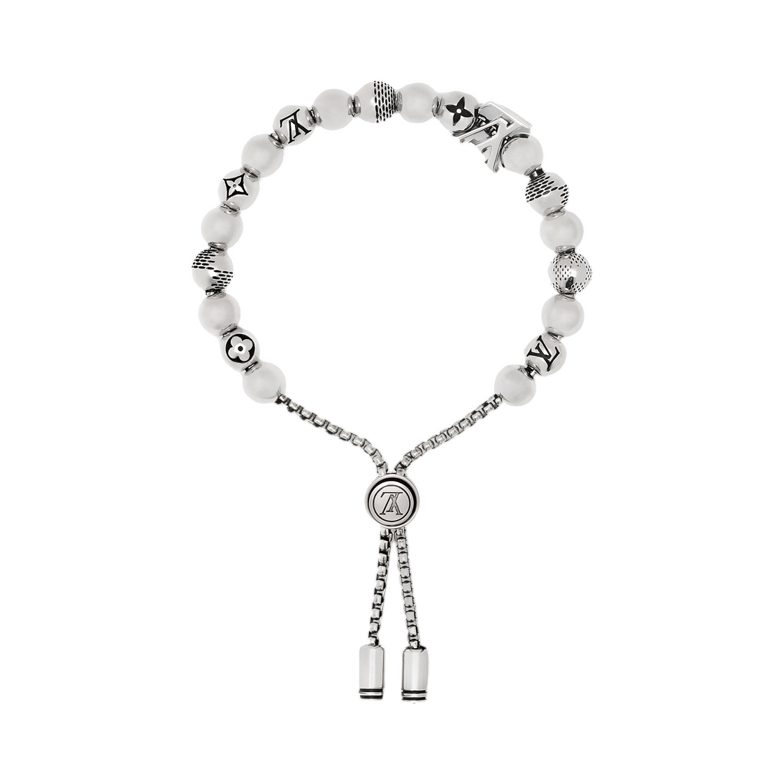 루이비통 다미에 스테이플스 볼 브레이슬릿 하드웨어(Louis Vuitton Damier Staples Ball Bracelet Palladium) - 1