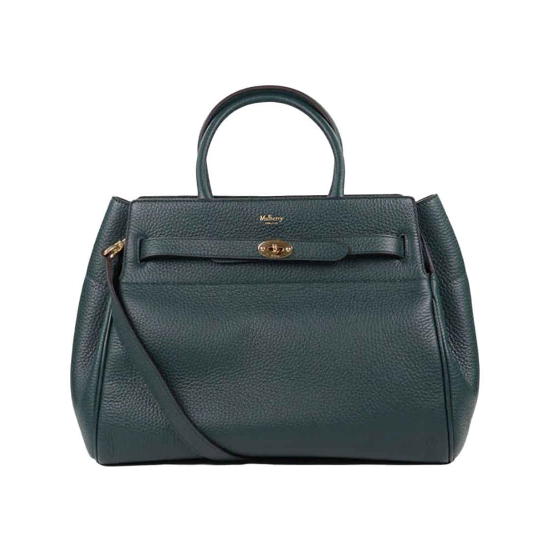 멀버리 벨티드 베이스워터 토트백 멀버리 그린(Mulberry Belted Bayswater Tote Bag Mulberry Green)