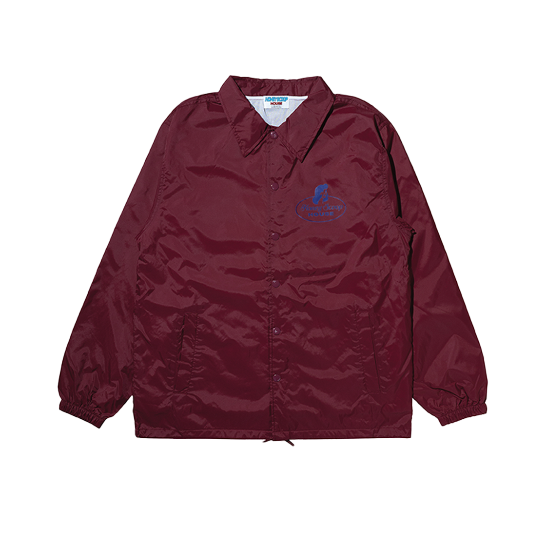 허니스쿱하우스 H-레이디 로고 코치 자켓 마룬(Honey Scoop House H-Lady Logo Coach Jacket Maroon)