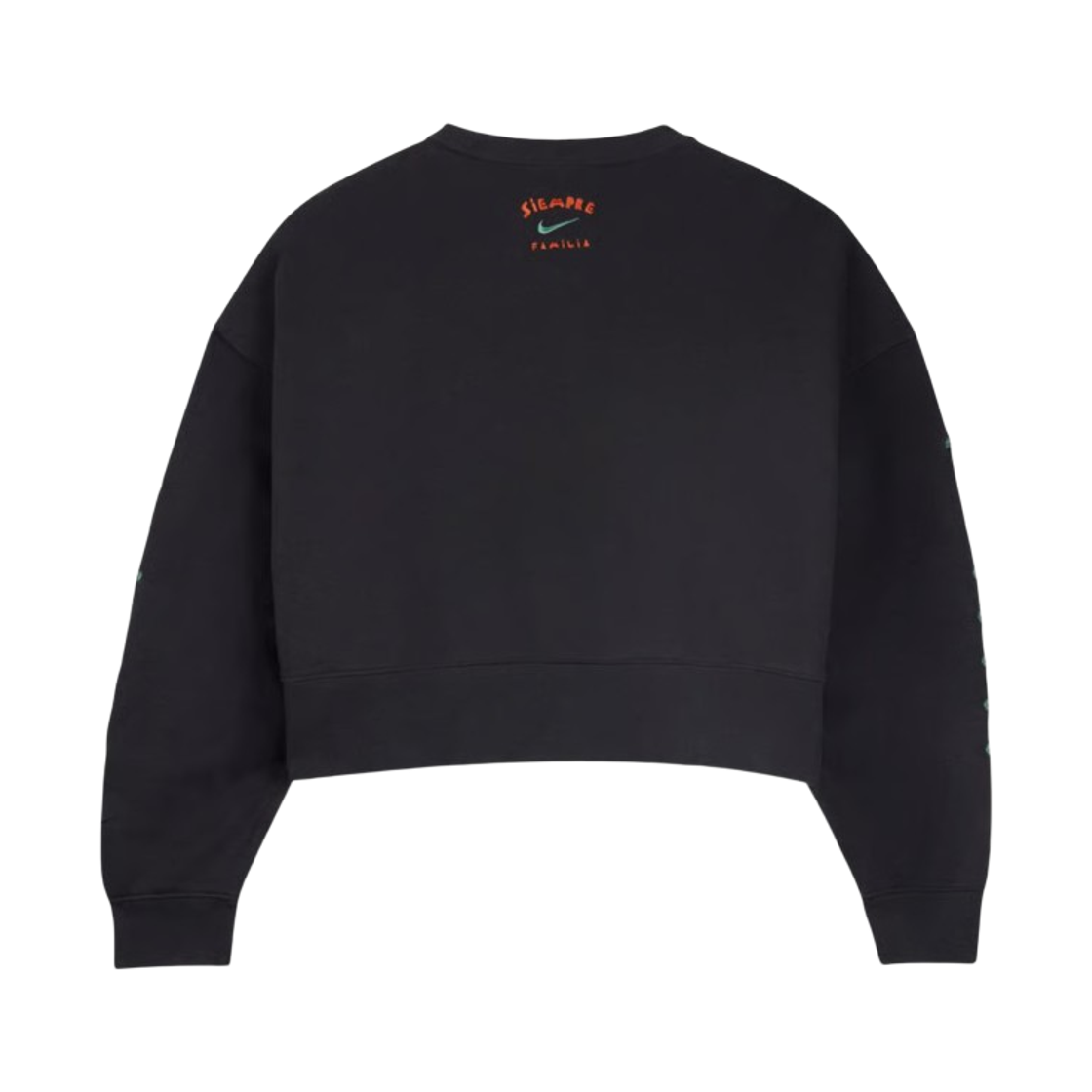 (W) 나이키 NSW 에센셜 플리스 스웨트셔츠 블랙((W) Nike NSW Essential Fleece Sweatshirt Black) - 2
