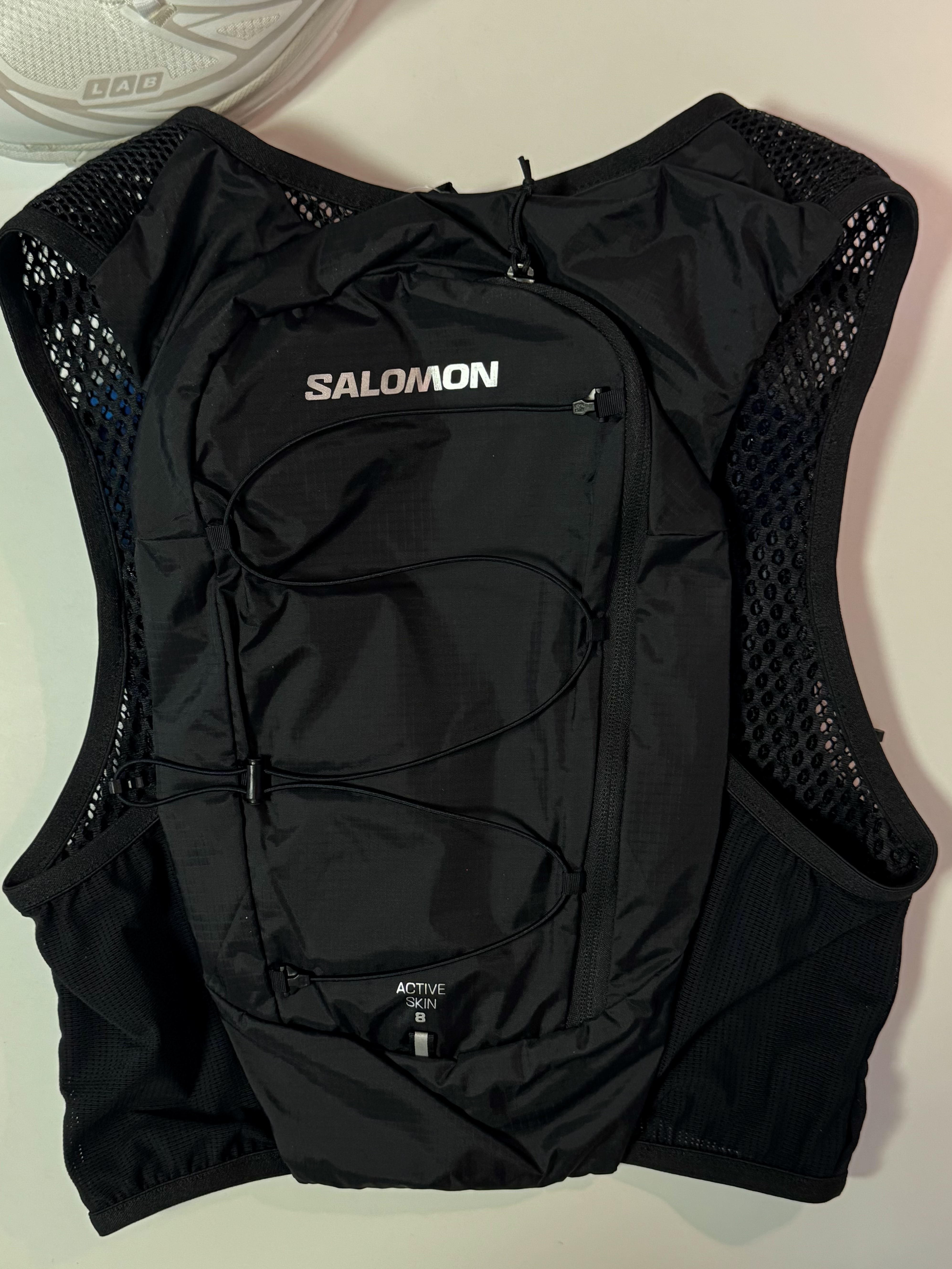 Salomon Active Skin 8 Set Black, Salomon Active Skin 8 Set Black Metal 착용 스타일 - 6