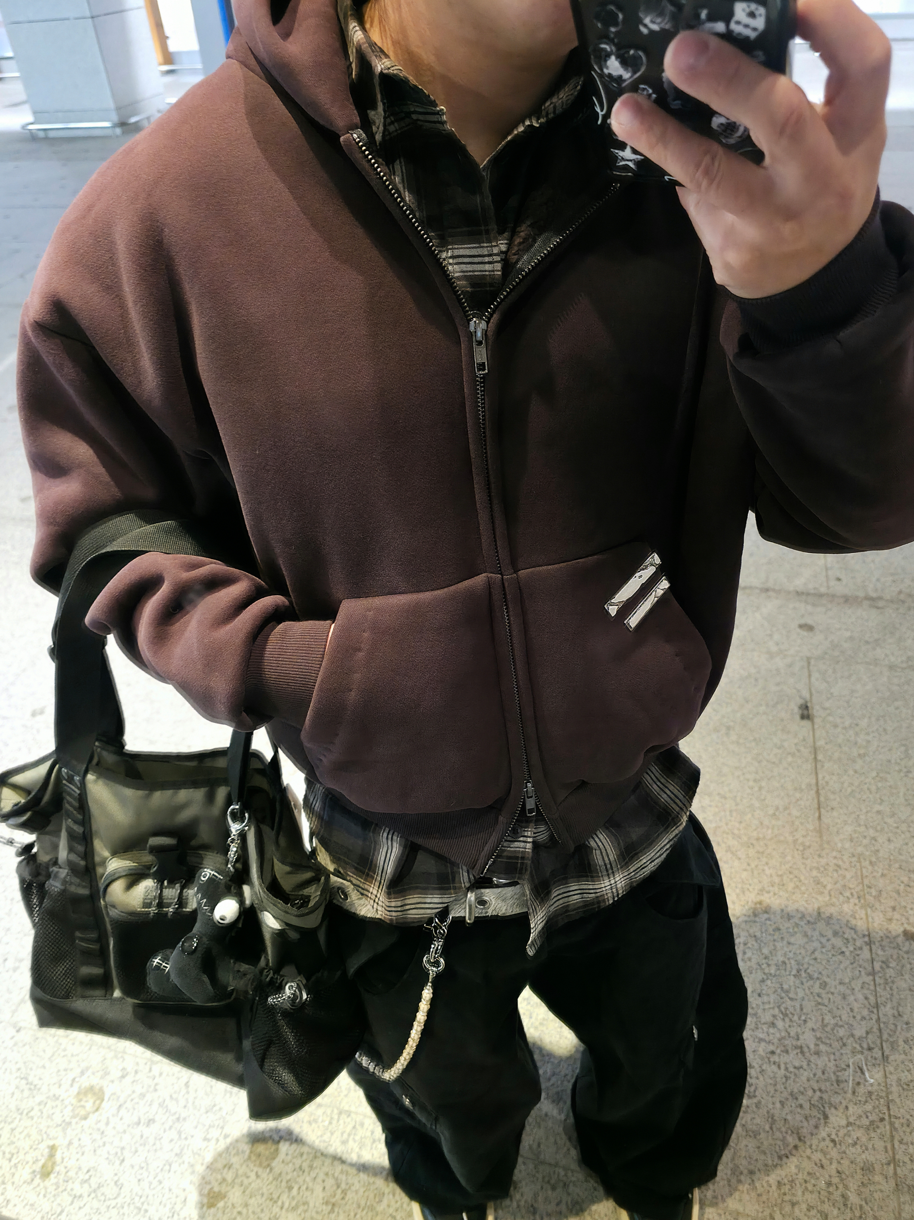 Converse x Drkshdw Turbowpn Black Cream, My Name is Peter 6-Panel Messiah Cap Black 착용 스타일 - 5