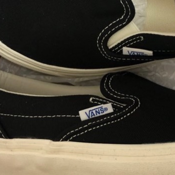 Vans Vault OG Classic Slip-On LX Peacoat Navy 착용 스타일