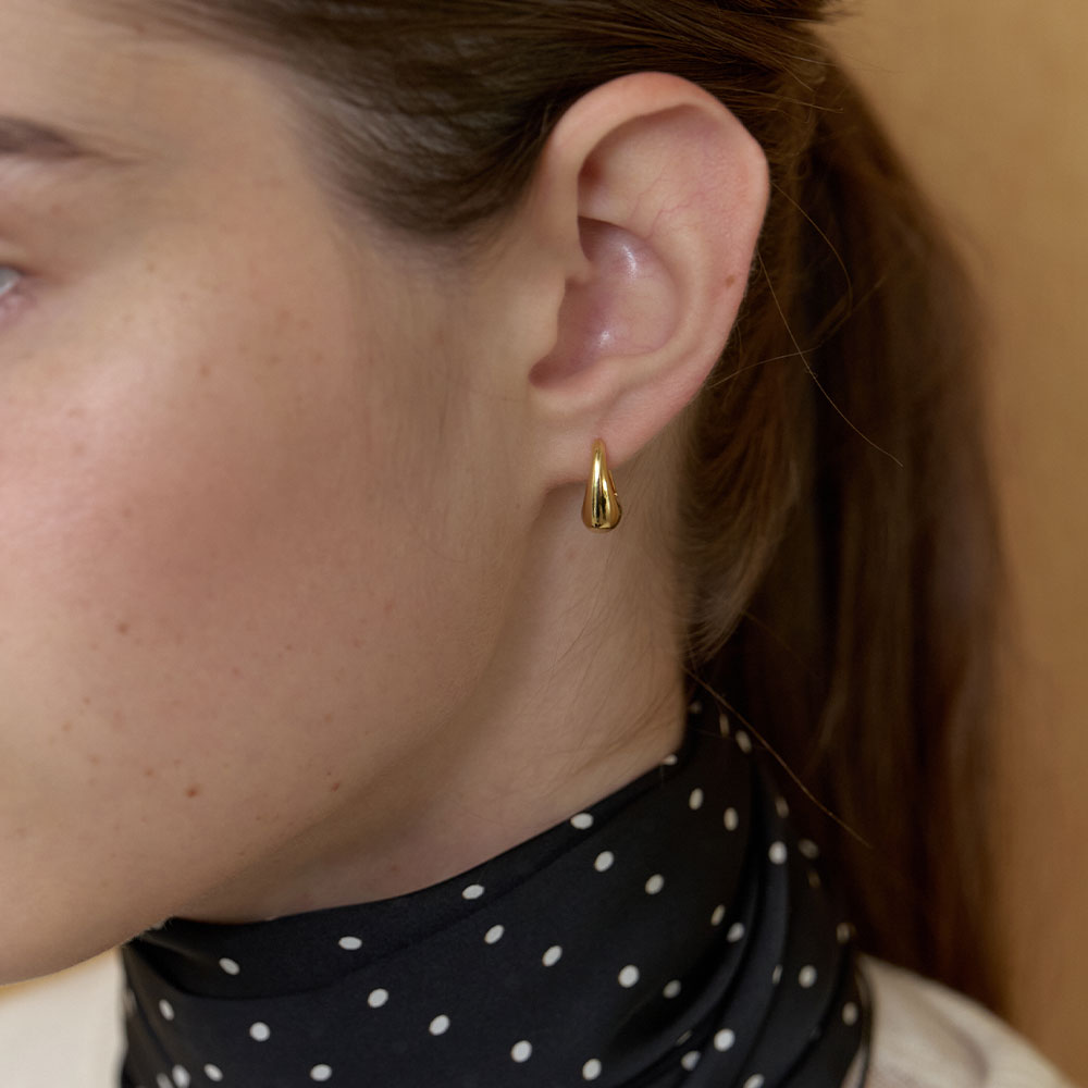 러브미몬스터 루프 링 귀걸이 골드(lovememonster Loop Ring Earrings Gold) - 3