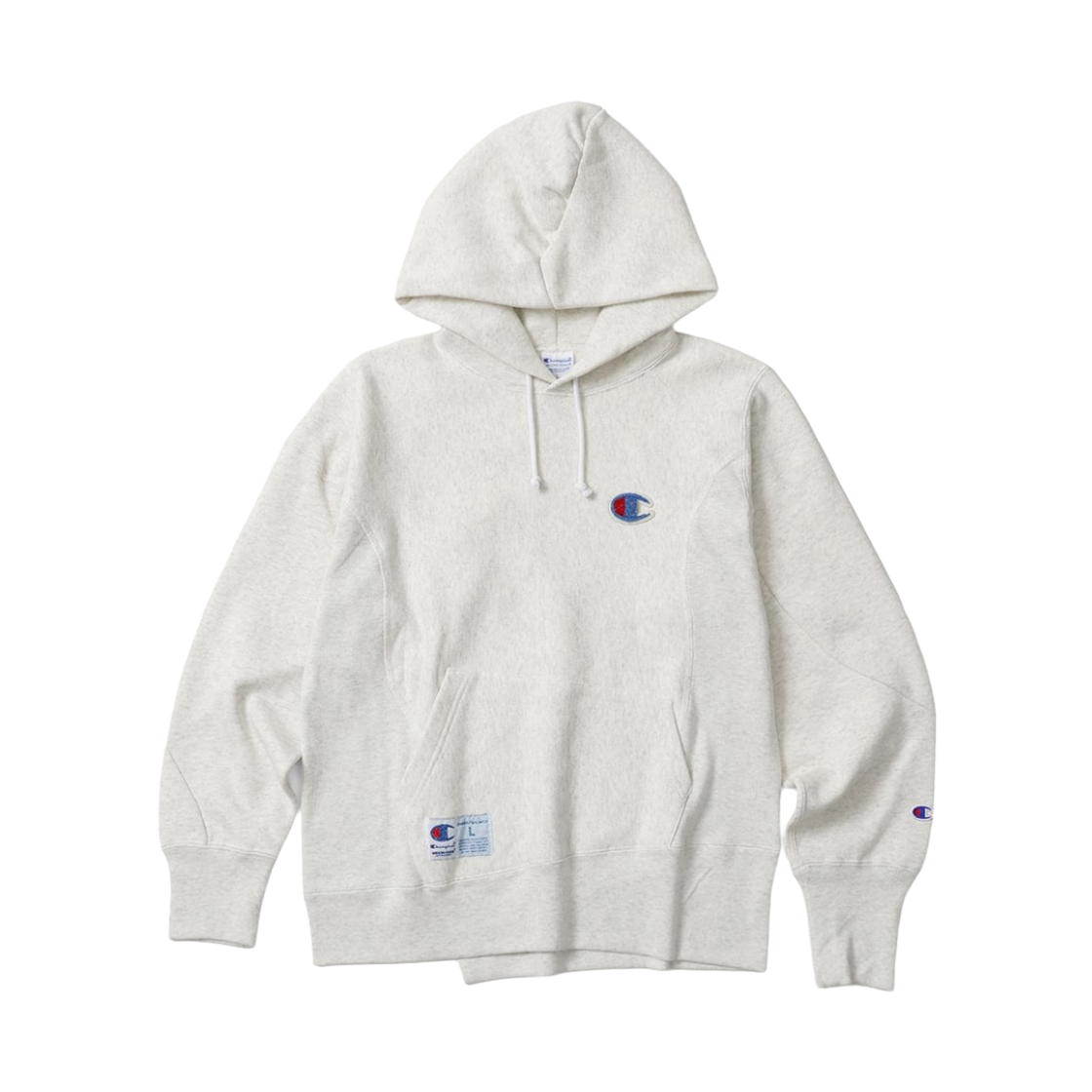 챔피온 x 언더커버 리버스위브 스트럭처드 후드 오트밀(Champion x Undercover Reverse Weave Structured Hoodie Oatmeal)