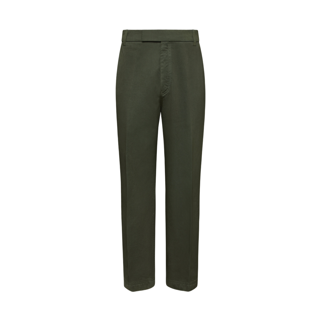 MTU335W-F0576-350 Thom Browne Cotton Twill Utility Trouser Green