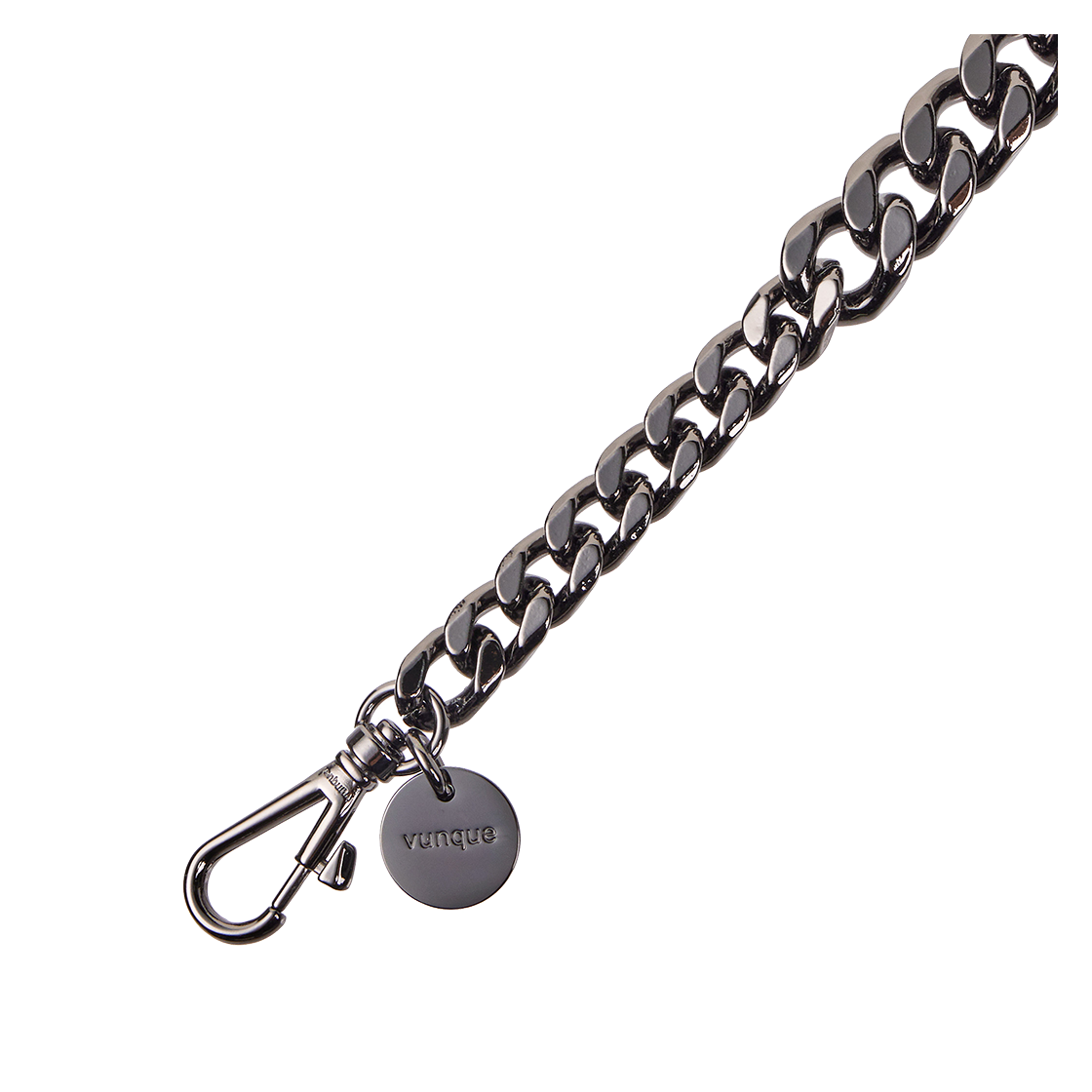 분크 메탈 체인 핸들 스트랩 블랙(vunque Metal Chain Handle Strap Black) - 4