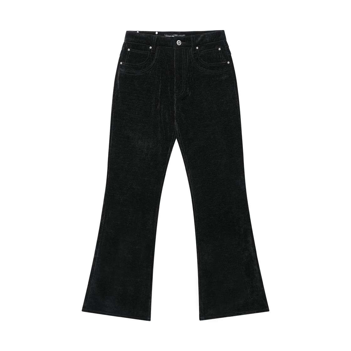 WH5B2W5013BLK WESLEY HYUSTON Vesper Tape Detail Boots Cut Pants Black