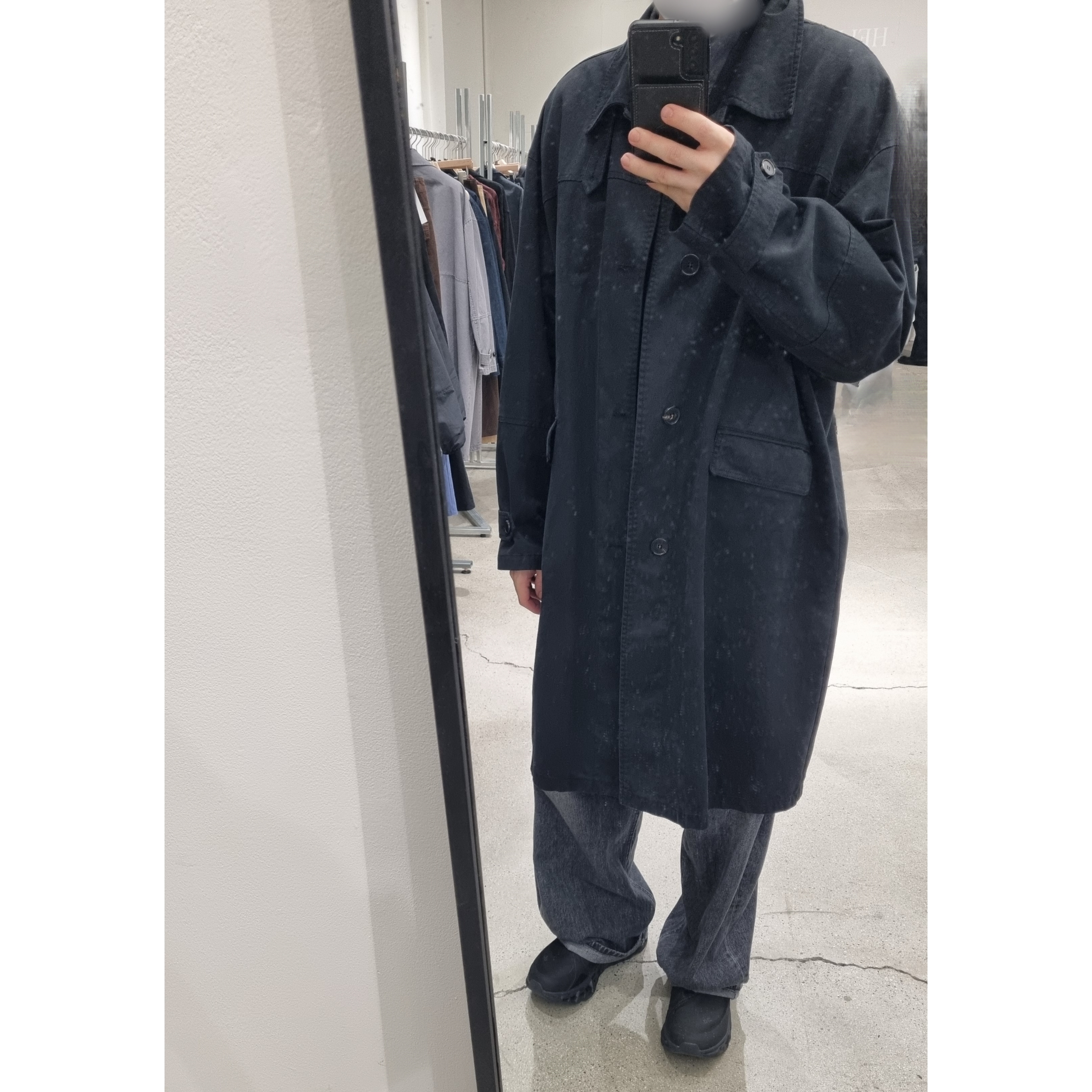 On Running x Post Archive Faction (Paf) Cloudmonster 2 Black Magnet 착용 스타일 - 1