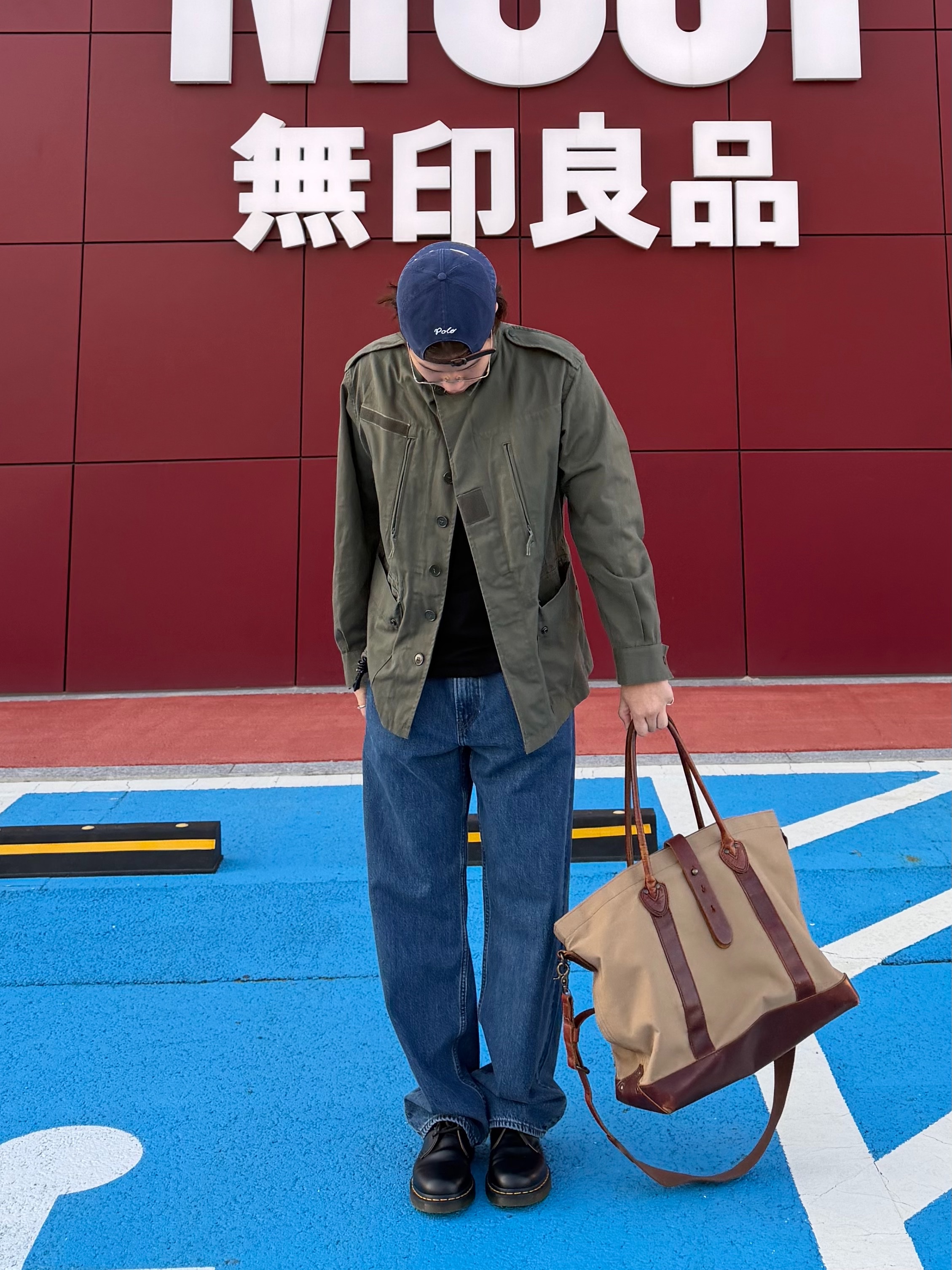 [20% 적립] Polo Ralph Lauren Applique Twill Ball Cap Newport Navy - 25SS, Dr. Martens 1461 Smooth Black 착용 스타일 - 2