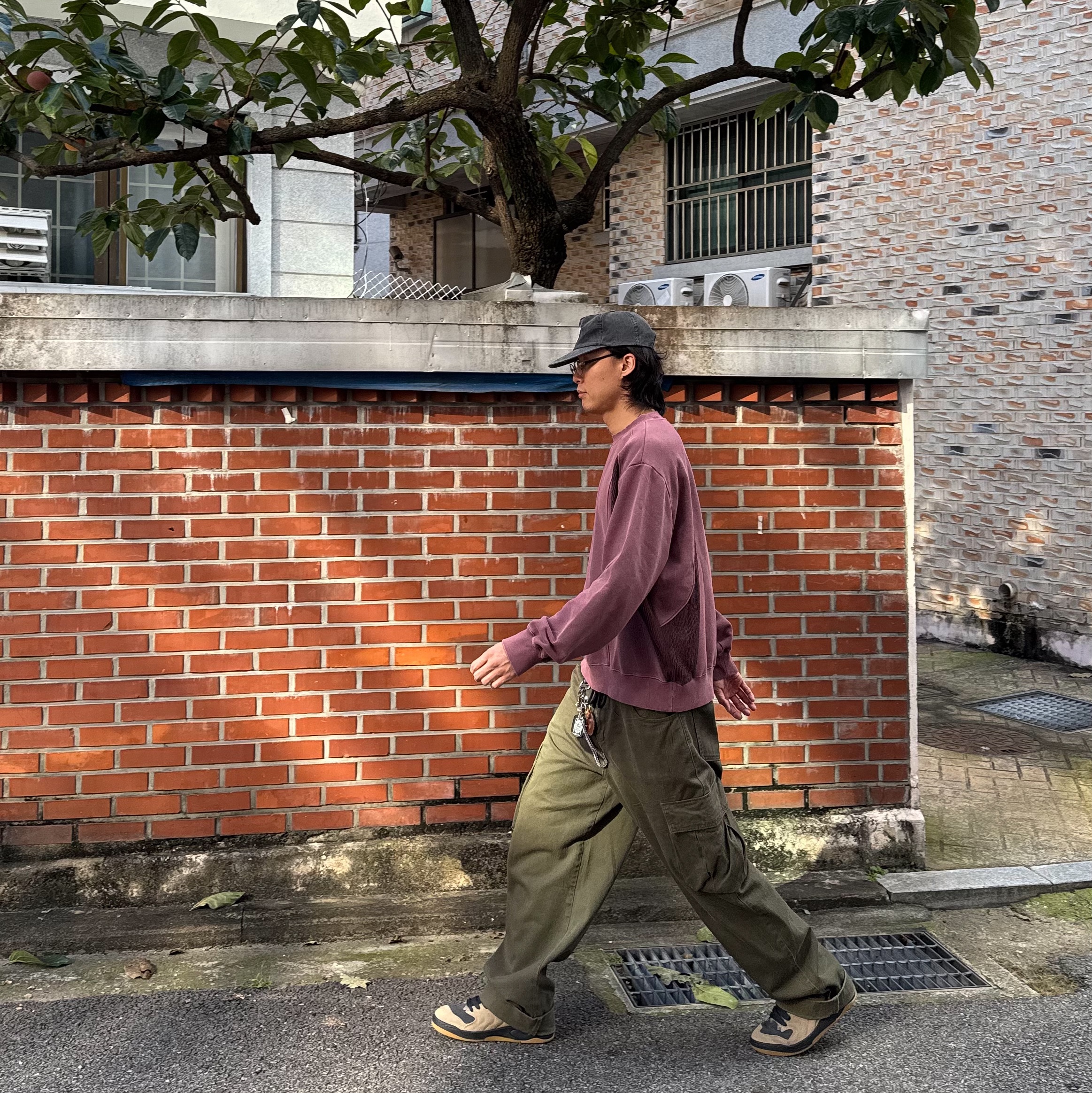 Jordan Session Khaki Anthracite 착용 스타일 - 8