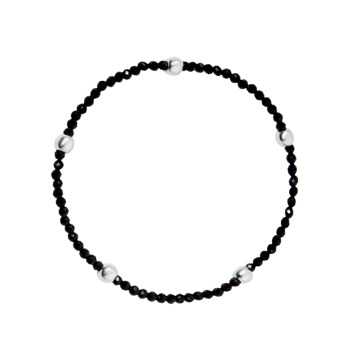 L253MBC030 lovememonster Black & White Bracelet Black