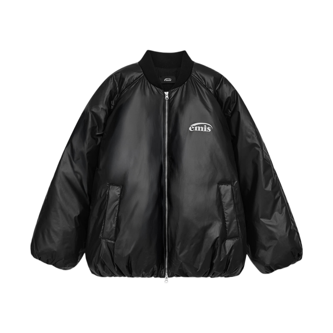 이미스 패딩 봄버 자켓 블랙(Emis Padded Bomber Jacket Black)