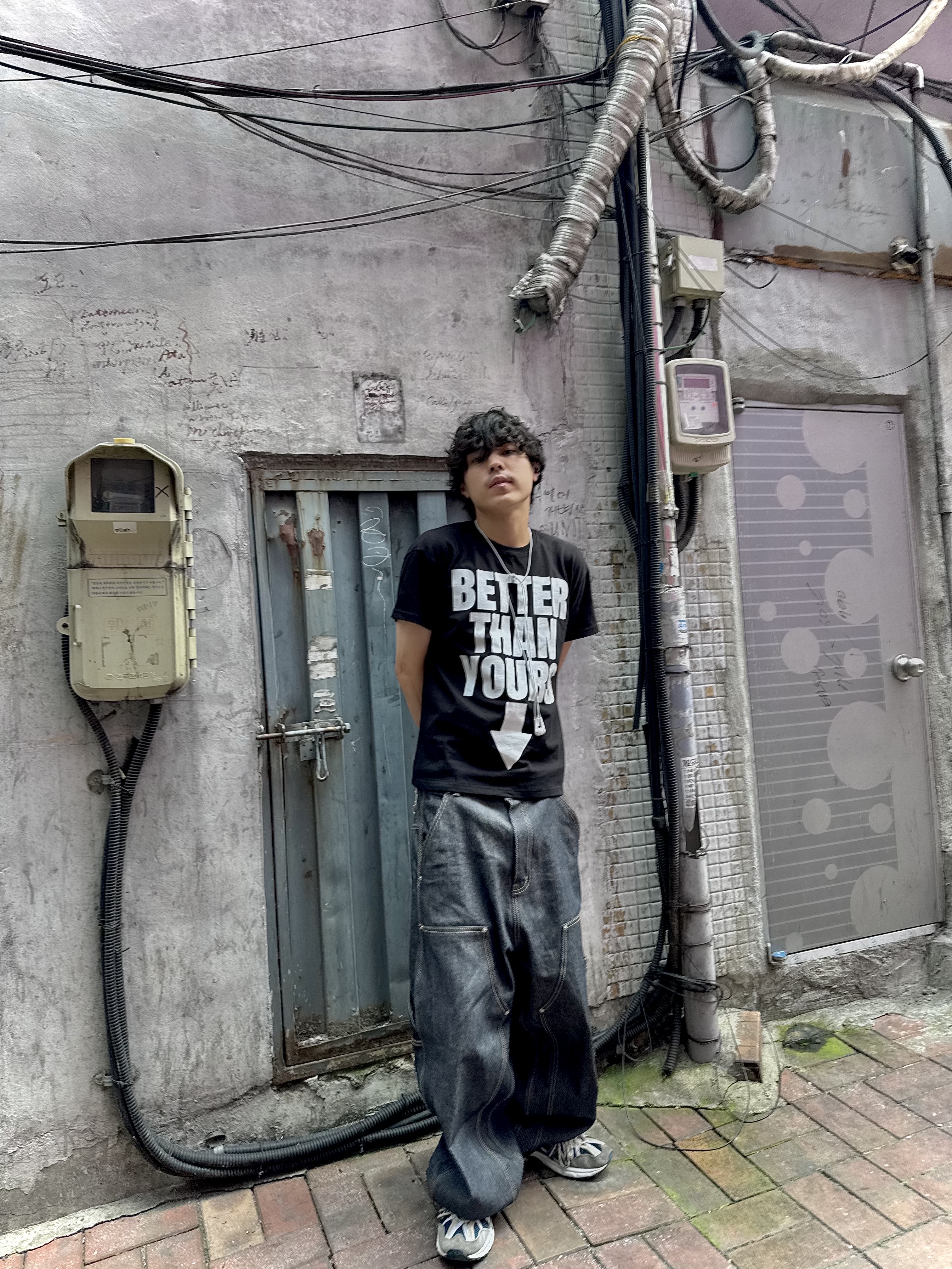 Asics Gel-Sonoma 15-50 French Blue, GRAILZ x KOIN SEOUL Carpenter Raw Denim Pants Indigo 착용 스타일 - 2