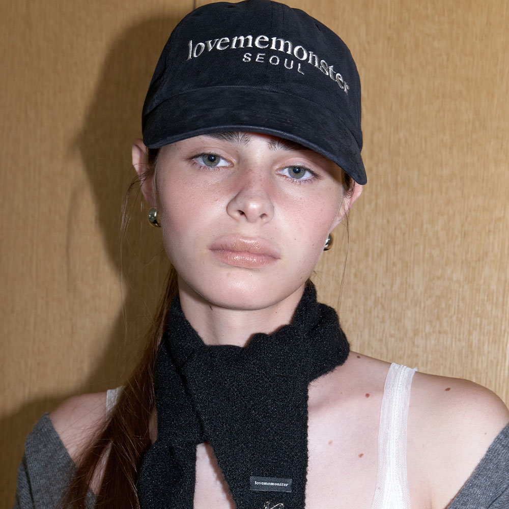 러브미몬스터 러브미몬스터 로고 볼캡 모자 블랙(lovememonster lovememonster Logo Ball Cap Black) - 4