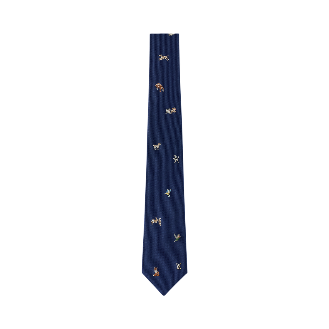 M97798 Louis Vuitton Animal Blason Tie Navy
