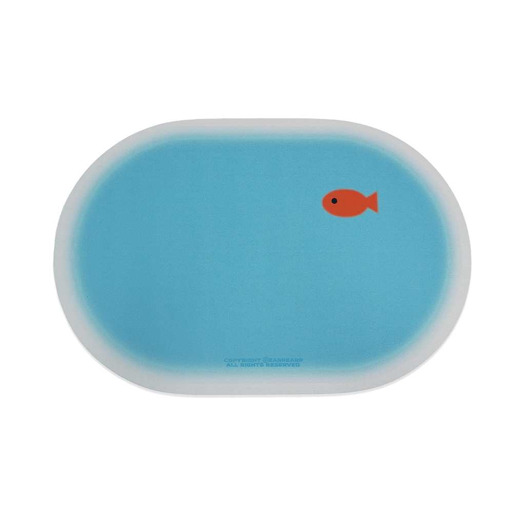 어프어프 블루 리플 소프트 규조토 매트(earpearp Blue Ripple Soft Diatomite Bath Mat)