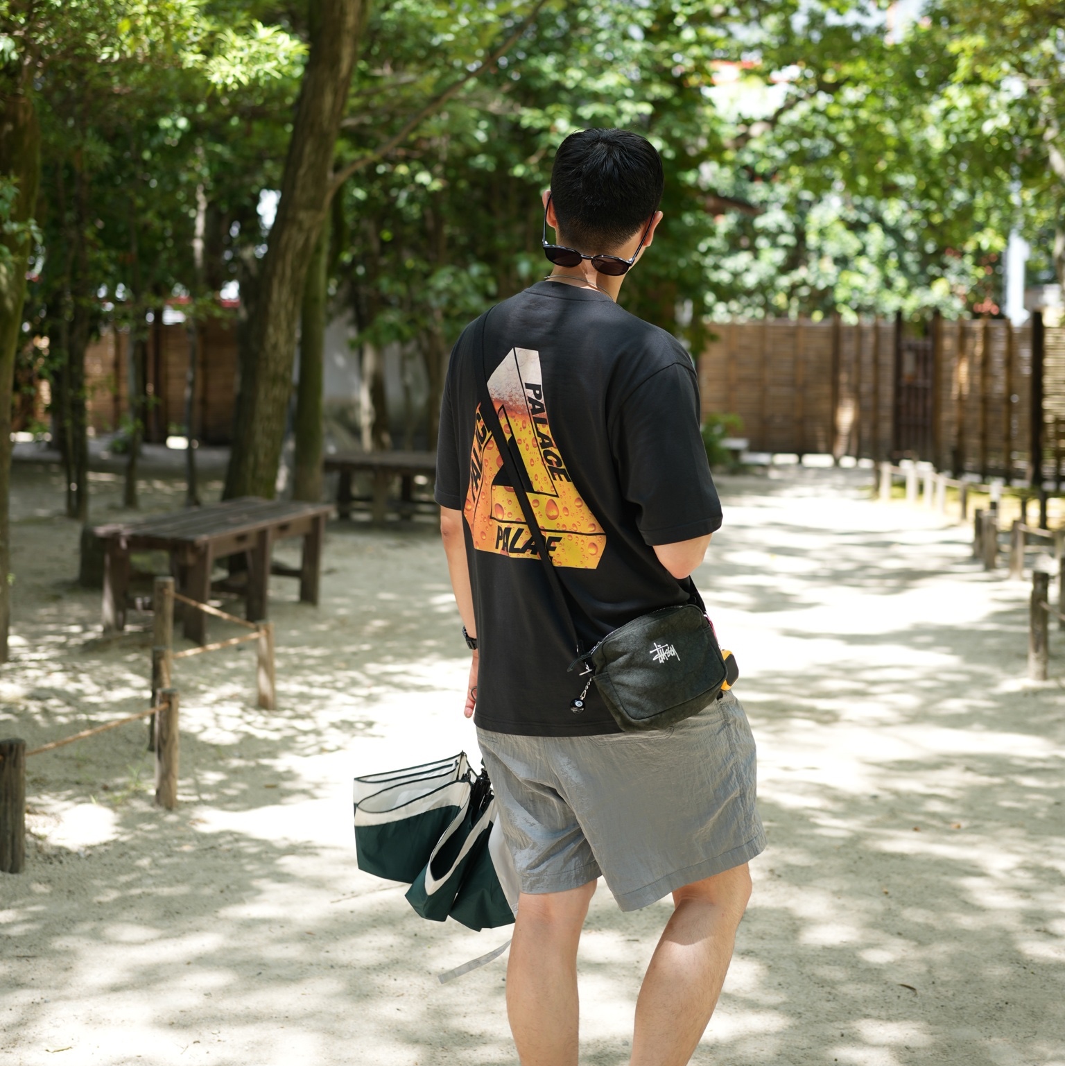 Palace Tri-Lager T-Shirt Black - 20FW 착용 스타일