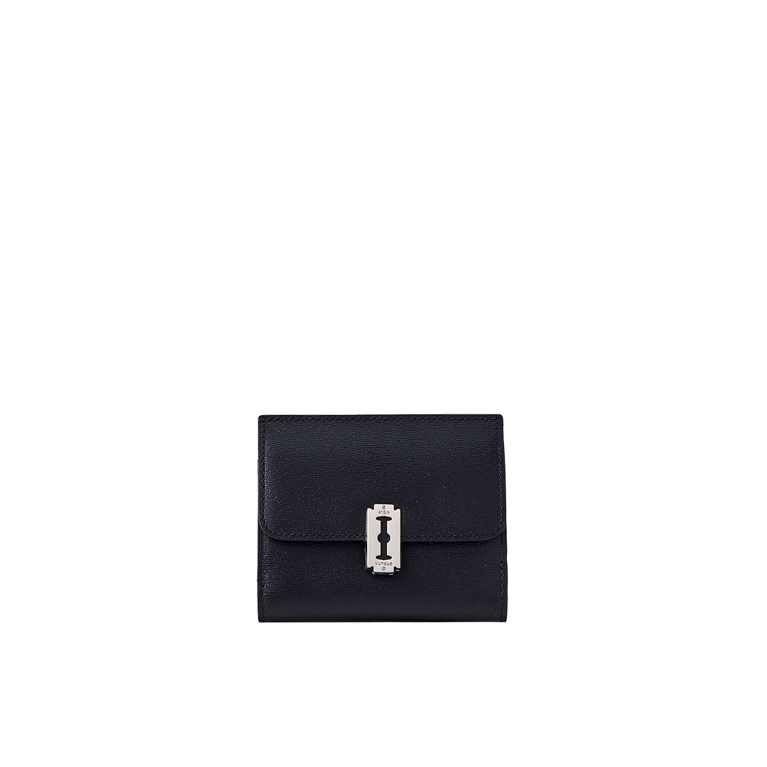분크 맥파이 플랩 반지갑 블랙(vunque [NEW] Magpie Flap Half Wallet Black)