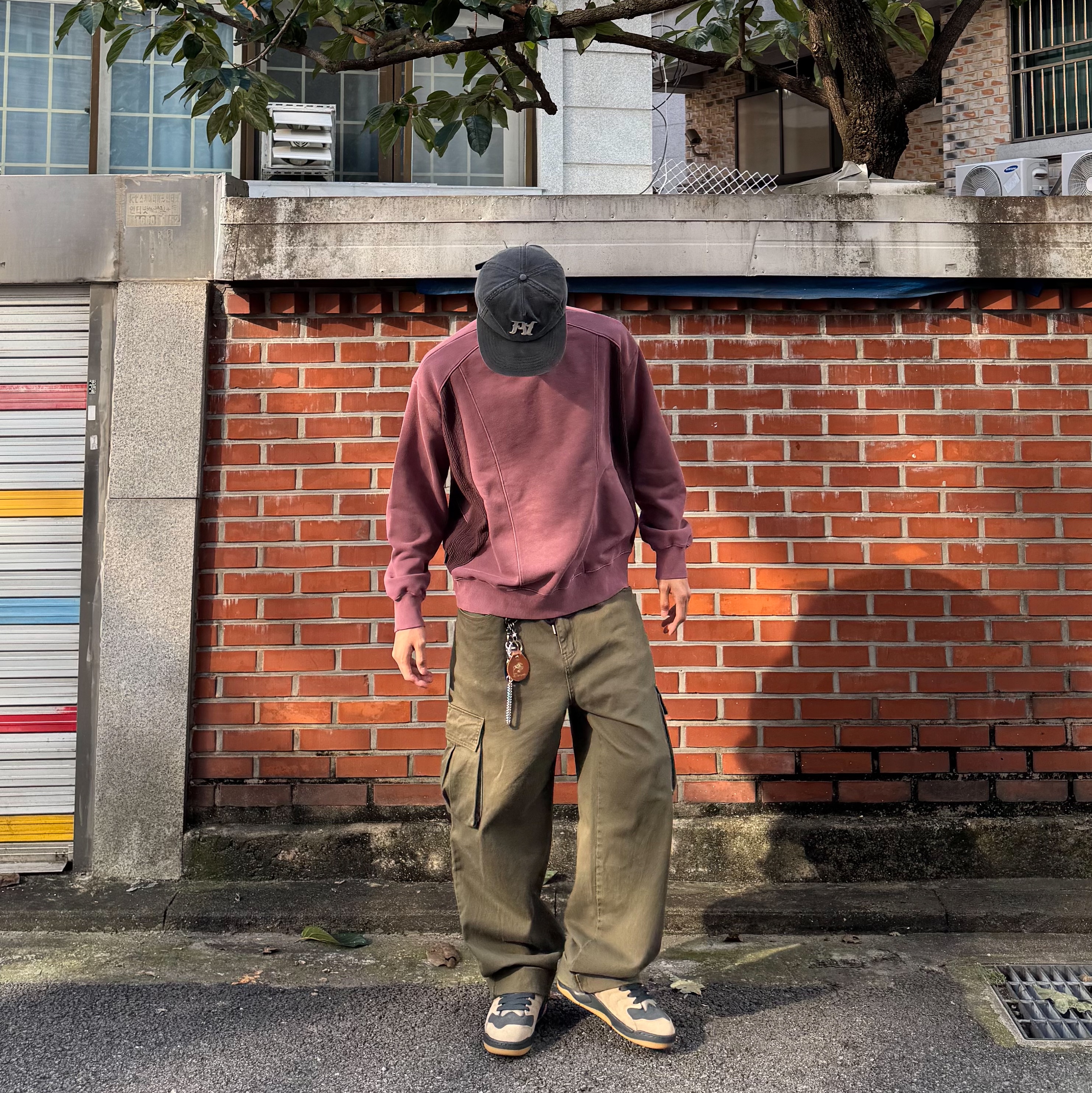 Jordan Session Khaki Anthracite 착용 스타일 - 5