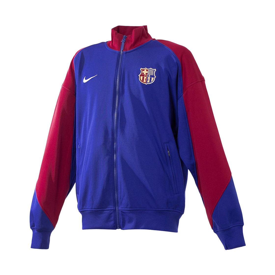 나이키 FC 바르셀로나 24/25 아카데미 프로 앤섬 자켓 블루 레드 (논 마킹 버전)(Nike FC Barcelona 24/25 Academy Pro Anthem Jacket Blue Red (Non Marking Ver.))